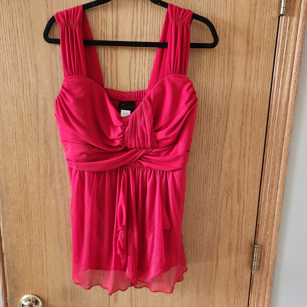 Torrid Red Sleeveless Top